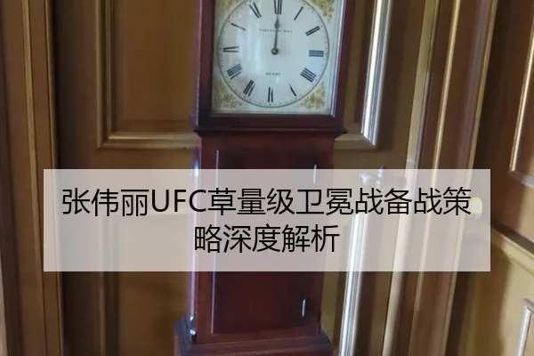 张伟丽UFC草量级卫冕战备战策略深度解析